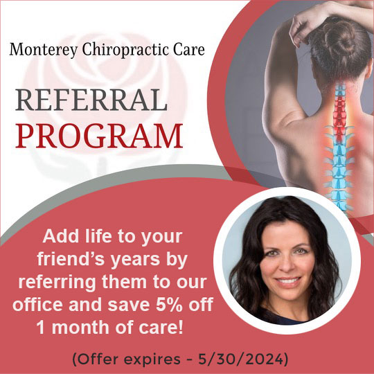 Online Special for Monterey Chiropractic Care