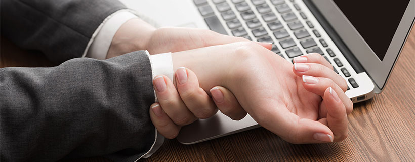 patient needing carpal tunnel syndrome treatment in Monterey