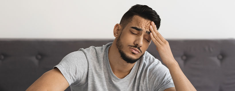 patient needing headache treatment in Monterey