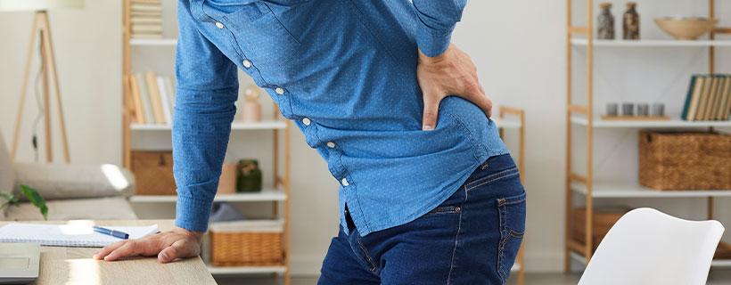 patient needing pinched nerve treatment in Monterey